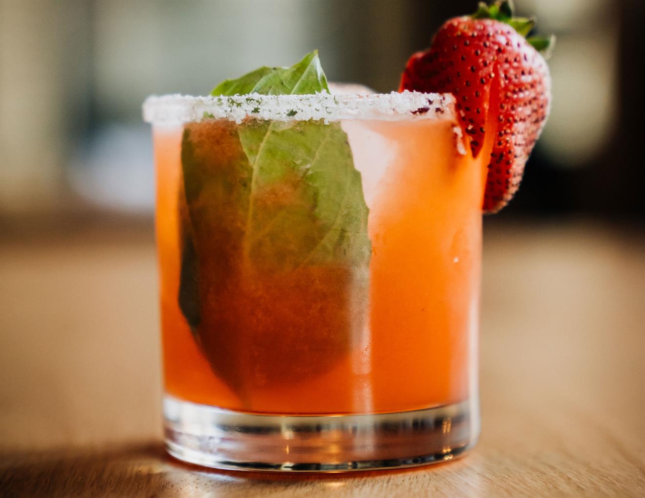 Strawberry Basil Margarita